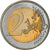 Chipre, 2 Euro, 2008, EBC+, Bimetálico, KM:85