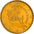 Moeda, Chipre, 10 Euro Cent, 2008, MS(64), Latão, KM:81