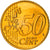 Luxemburgo, 50 Euro Cent, 2002, Utrecht, MS(60-62), Latão, KM:80