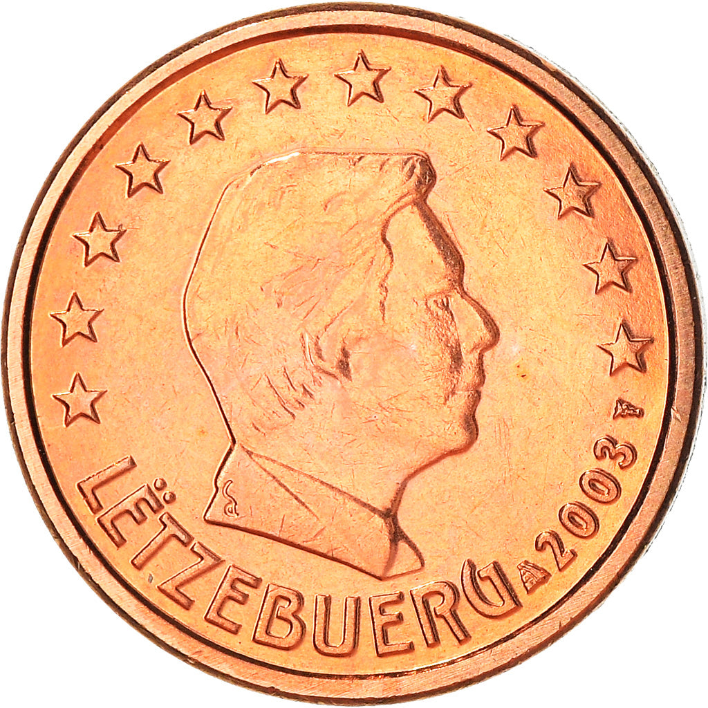 Lussemburgo, Euro Cent, 2003, SPL, Acciaio placcato rame, KM:75