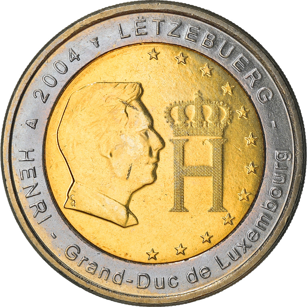 Lussemburgo, 2 Euro, 2004, Utrecht, SPL+, Bi-metallico, KM:85
