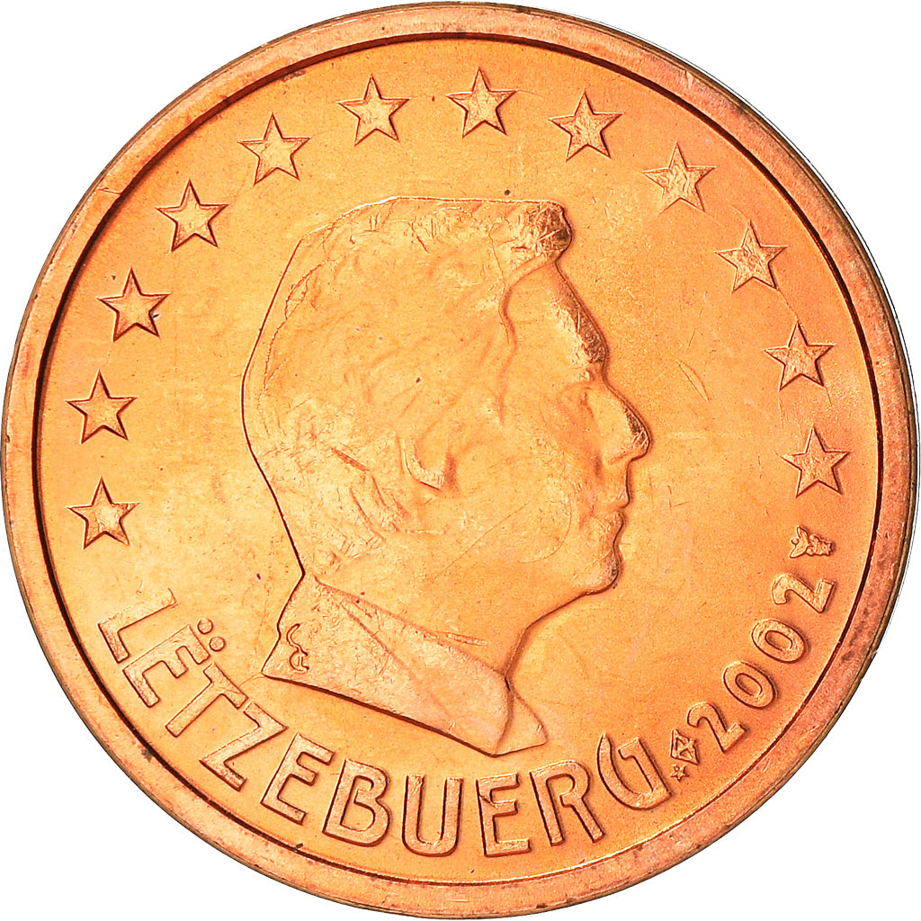 Lussemburgo, 2 Euro Cent, 2002, Utrecht, BB+, Acciaio placcato rame, KM:76