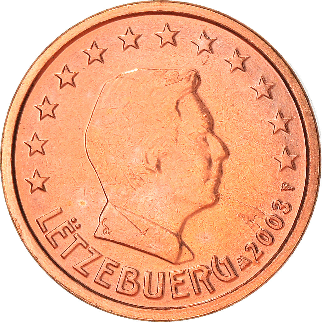 Luxemburg, Euro Cent, 2003, Utrecht, SS+, Copper Plated Steel, KM:75