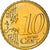 Grecja, 10 Euro Cent, 2007, Athens, MS(60-62), Mosiądz, KM:211