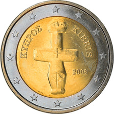 Zypern, 2 Euro, 2008, UNZ+, Bi-Metallic, KM:85