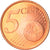 Chipre, 5 Euro Cent, 2008, EBC+, Cobre chapado en acero, KM:80