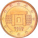 Malta, Euro Cent, 2008, Paris, VZ+, Copper Plated Steel, KM:125
