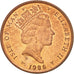 Île de Man, Elizabeth II, 2 Pence, 1986 AD, KM 144