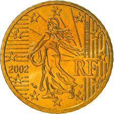 France, 50 Euro Cent, 2002, Paris, MS(64), Brass, Gadoury:6., KM:1287