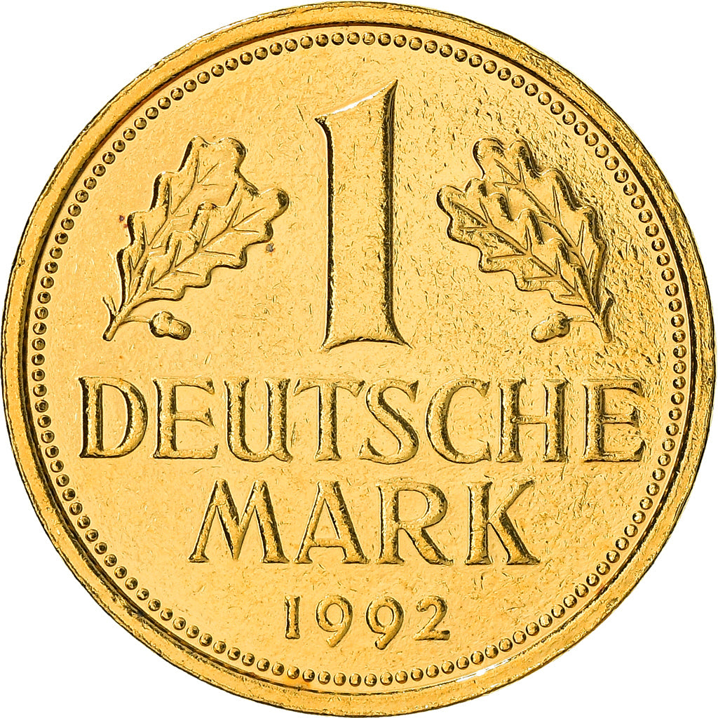 Moneta, GERMANIA - REPUBBLICA FEDERALE, Mark, 1992, Berlin, BB, Rame-nichel