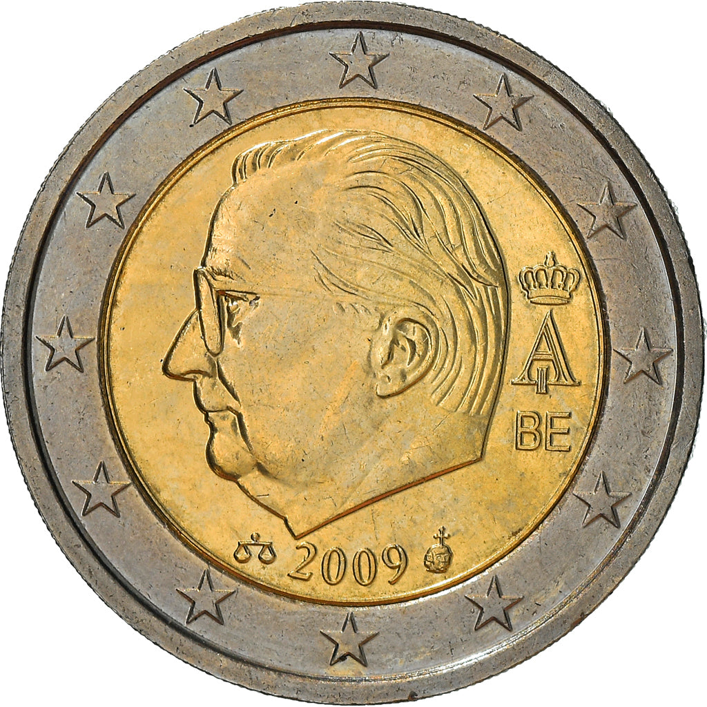 Belgien, 2 Euro, 2009, VZ, Bi-Metallic, KM:281