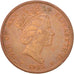 ISLE OF MAN, 2 Pence, 1985, KM #144, AU(55-58), Bronze, 25.91, 7.08