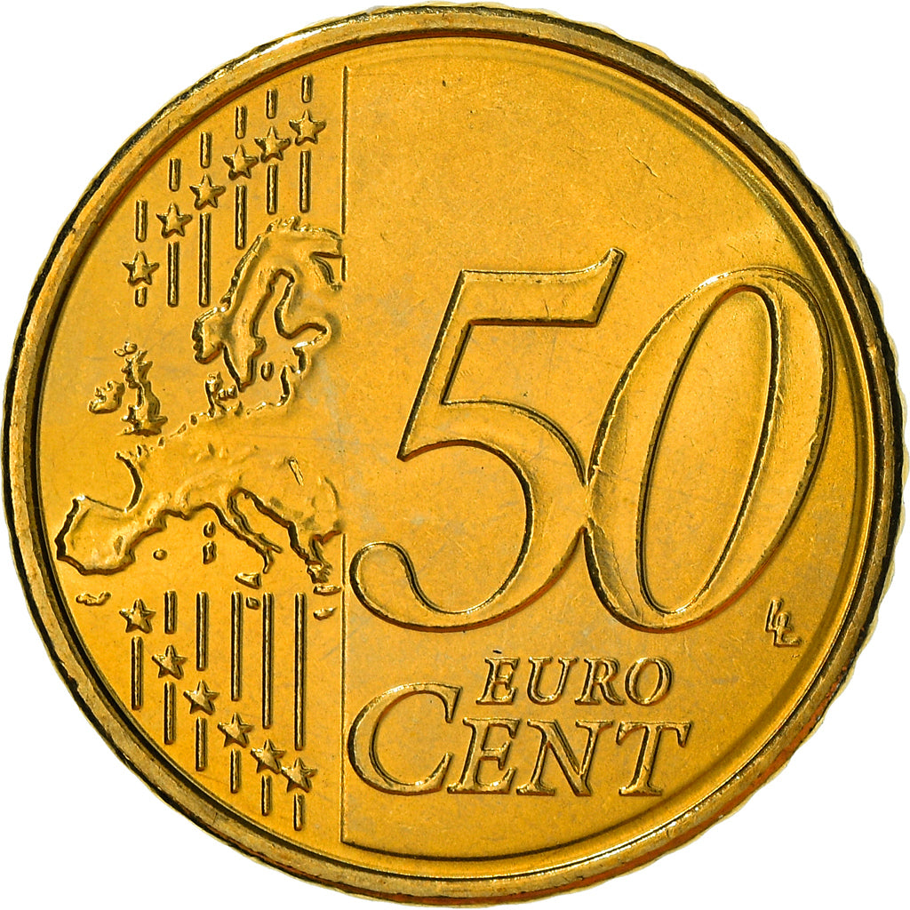 Belgien, 50 Euro Cent, 2009, Brussels, UNZ+, Messing, KM:279