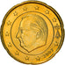 Belgien, 20 Euro Cent, 2007, Brussels, UNZ+, Messing, KM:243