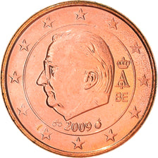 Belgien, Euro Cent, 2009, Brussels, UNZ, Copper Plated Steel, KM:274