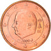 Belgien, Euro Cent, 2009, Brussels, UNZ, Copper Plated Steel, KM:274