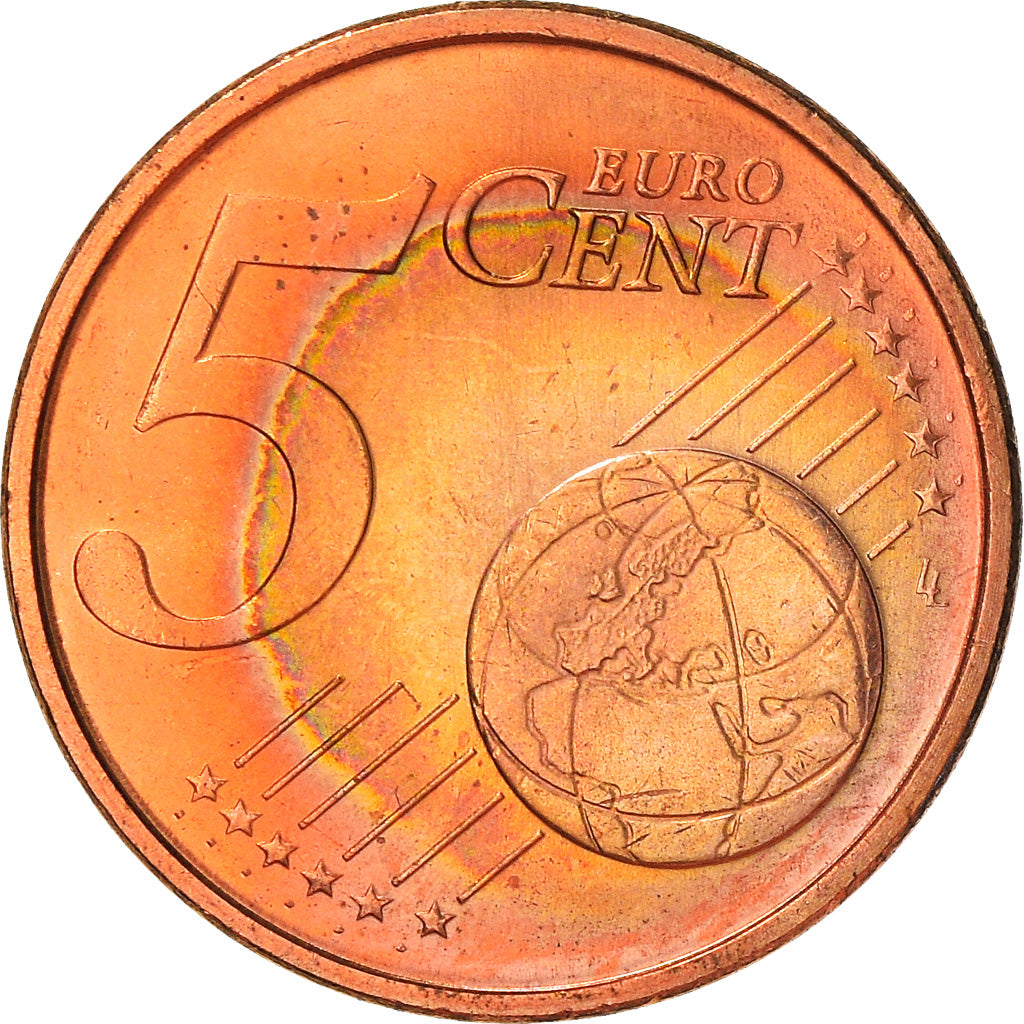 Portugal, 5 Euro Cent, 2007, Lisbon, SS+, Copper Plated Steel, KM:742
