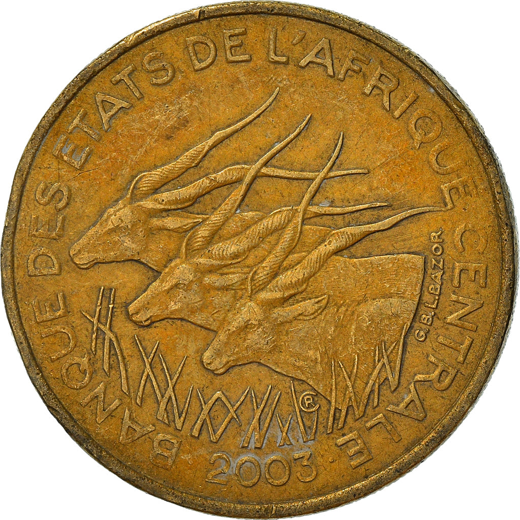 Monnaie, États de l'Afrique centrale, 25 Francs, 2003, Paris, TB+
