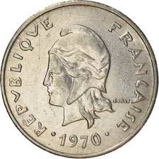 Monnaie, Nouvelle-Calédonie, 20 Francs, 1970, Paris, TB+, Nickel, KM:6