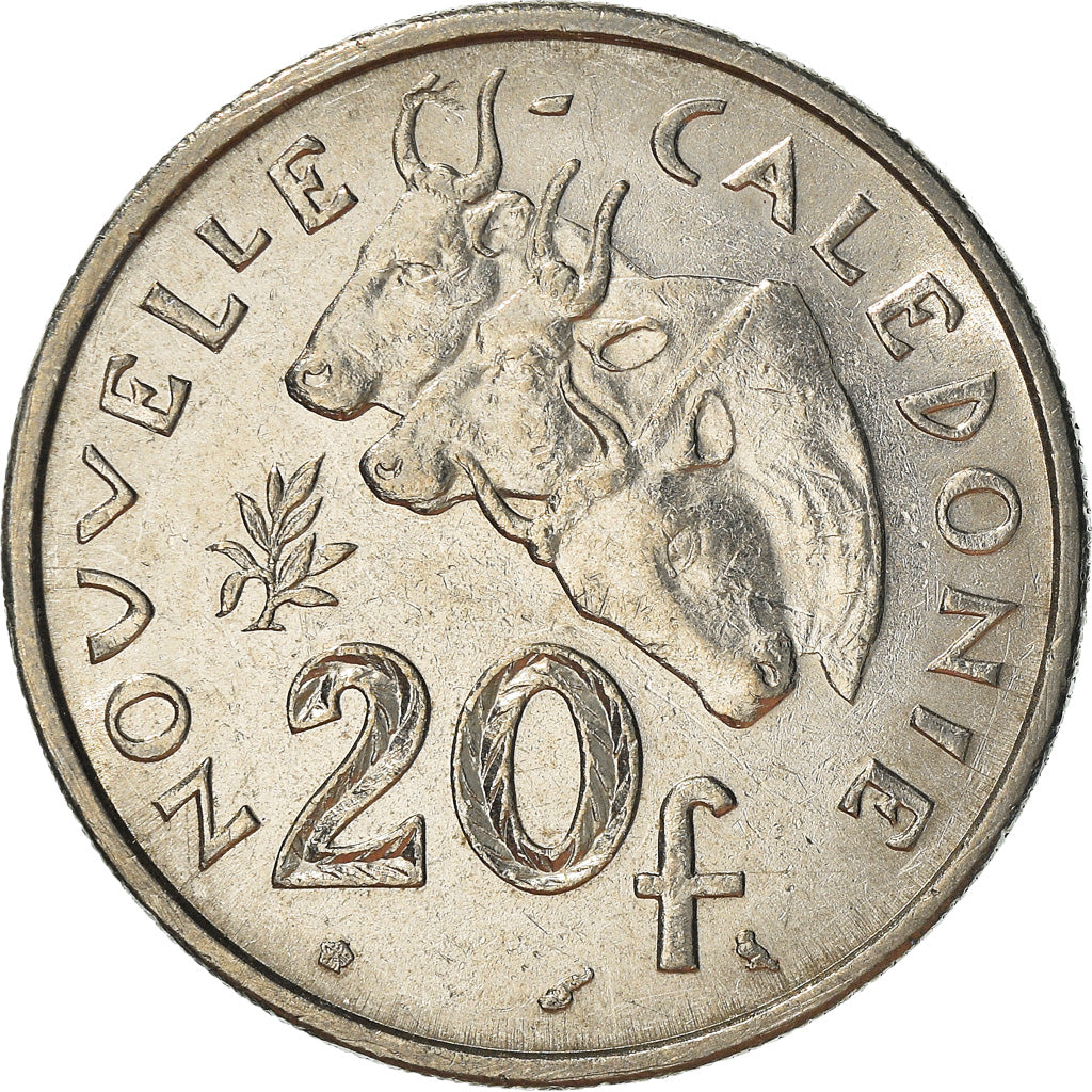 Monnaie, Nouvelle-Calédonie, 20 Francs, 1970, Paris, TB+, Nickel, KM:6