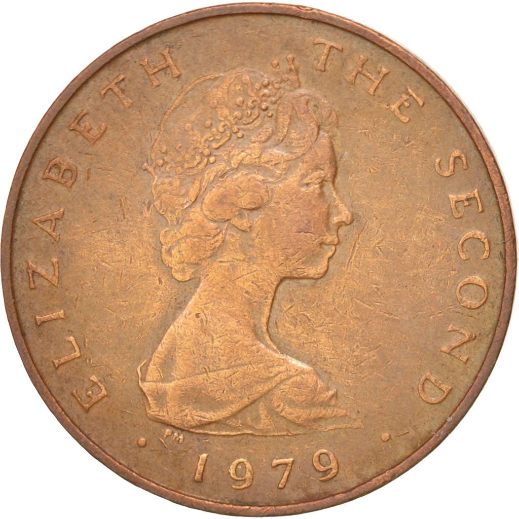 Île de Man, Elizabeth II, 1 Penny, 1979 AA, KM 33