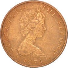 ISLE OF MAN, New Penny, 1975, KM #20, EF(40-45), Bronze, 20.32, 3.56