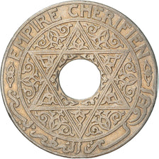 Moneta, Marocco, Yusuf, 25 Centimes, UNDATED (1924), Poissy, BB, Rame-nichel