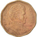 Moneda, Chile, 50 Pesos, 1995, BC+, Aluminio - bronce, KM:219.2