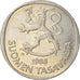 Moneta, Finlandia, Markka, 1988, MB+, Rame-nichel, KM:49a