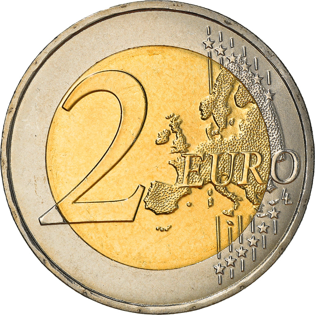 Francja, 2 Euro, 2016, Paris, MS(64), Bimetaliczny, KM:New