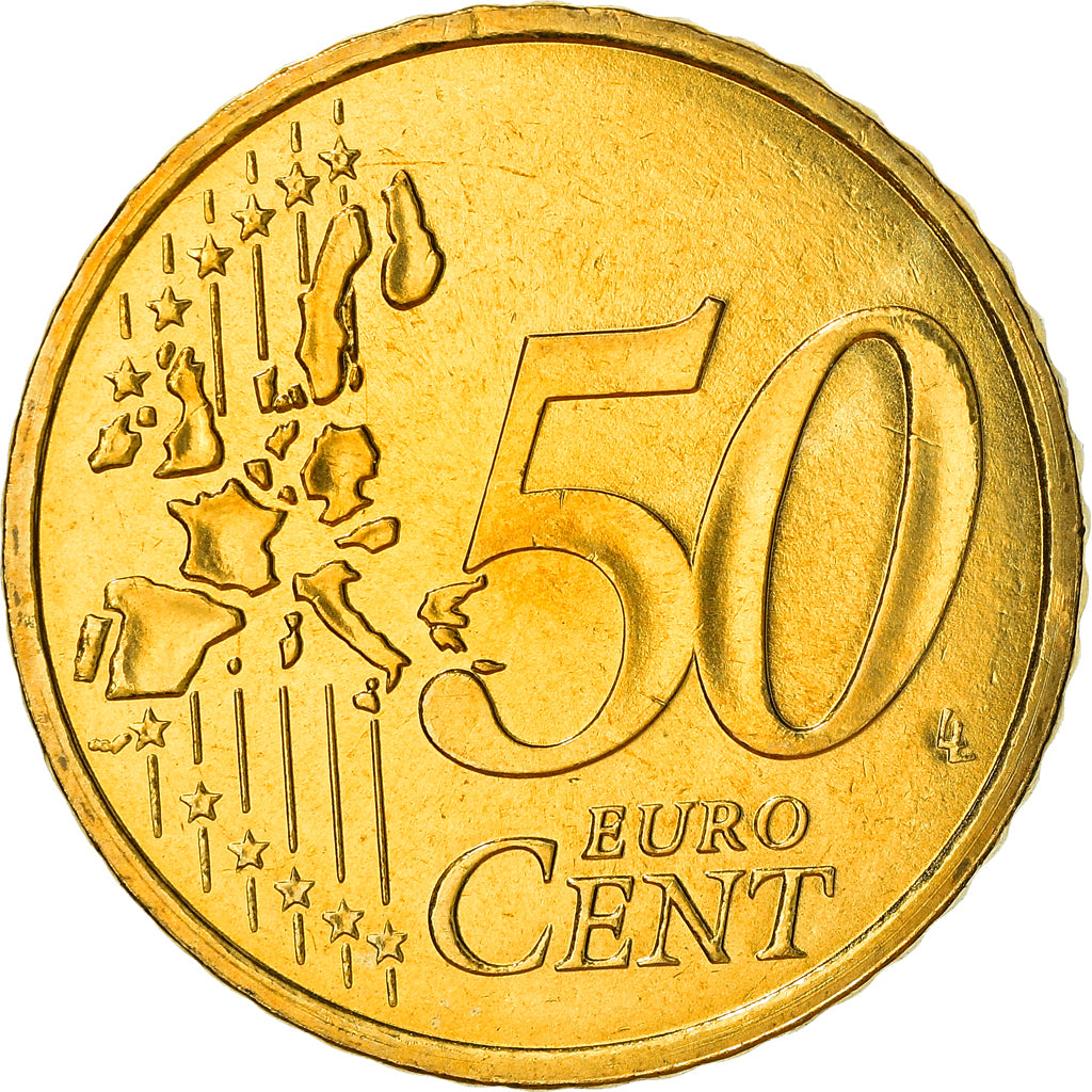 France, 50 Euro Cent, 1999, Paris, SPL+, Laiton, KM:1287