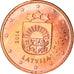 Latvia, 5 Euro Cent, 2014, Stuttgart, SS+, Copper Plated Steel, KM:152