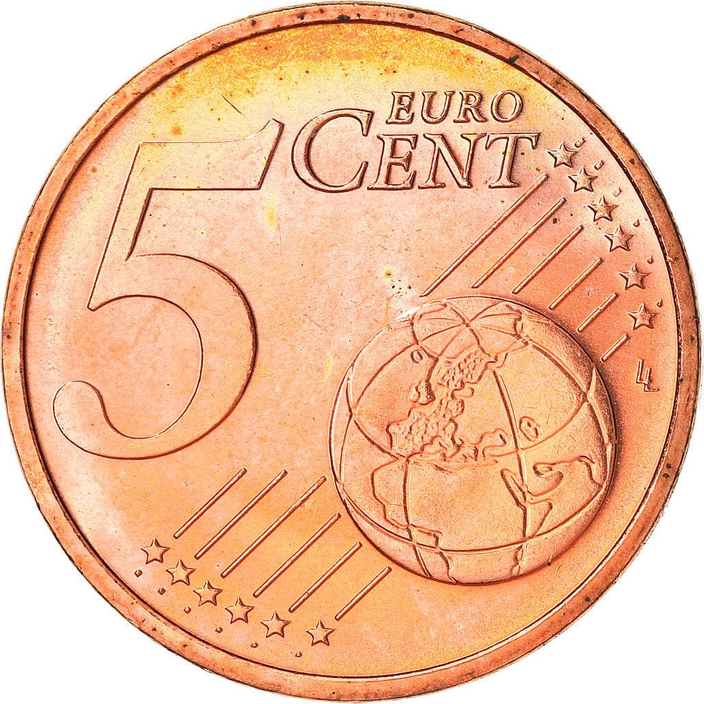 Latvia, 5 Euro Cent, 2014, Stuttgart, AU(50-53), Copper Plated Steel, KM:152