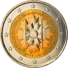 Francia, 2 Euro, Le Bleuet de France, 2018, Paris, BB+, Bi-metallico