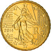 Frankreich, 10 Euro Cent, 2014, UNZ+, Messing