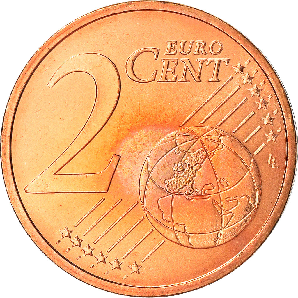 Frankreich, 2 Euro Cent, 2008, Paris, VZ+, Copper Plated Steel, Gadoury:2