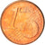 Frankreich, Euro Cent, 2014, UNZ, Copper Plated Steel