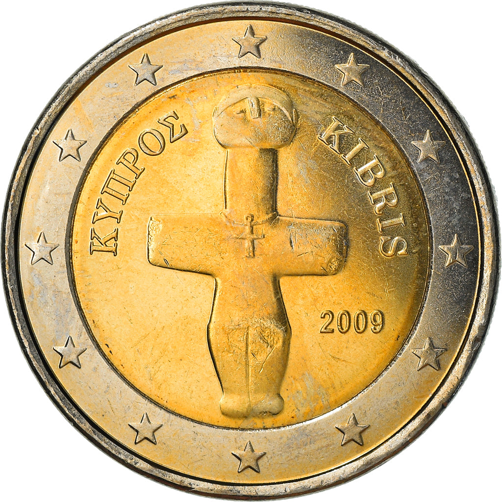 Cipro, 2 Euro, 2009, SPL, Bi-metallico, KM:85