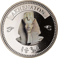 Egypt, Medal, Trésors d'Egypte, Akhenaton, MS(65-70), Copper-nickel