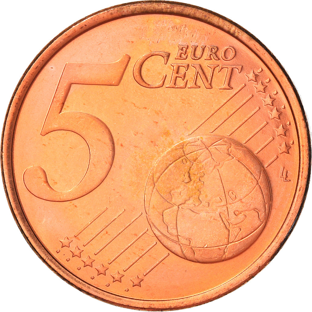 Monnaie, Chypre, 5 Euro Cent, 2008, SUP+, Copper Plated Steel, KM:80