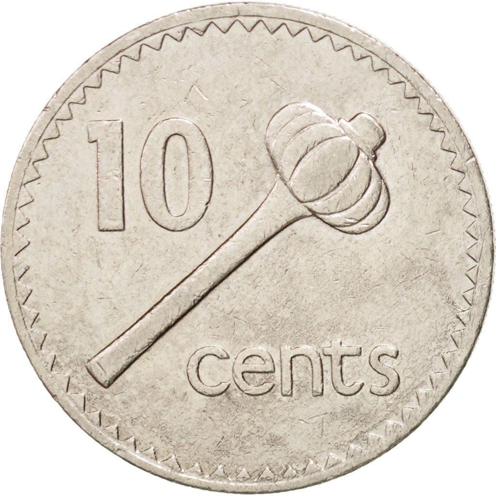 Coin, Fiji, Elizabeth II, 10 Cents, 1975, EF(40-45), Copper-nickel, KM:30