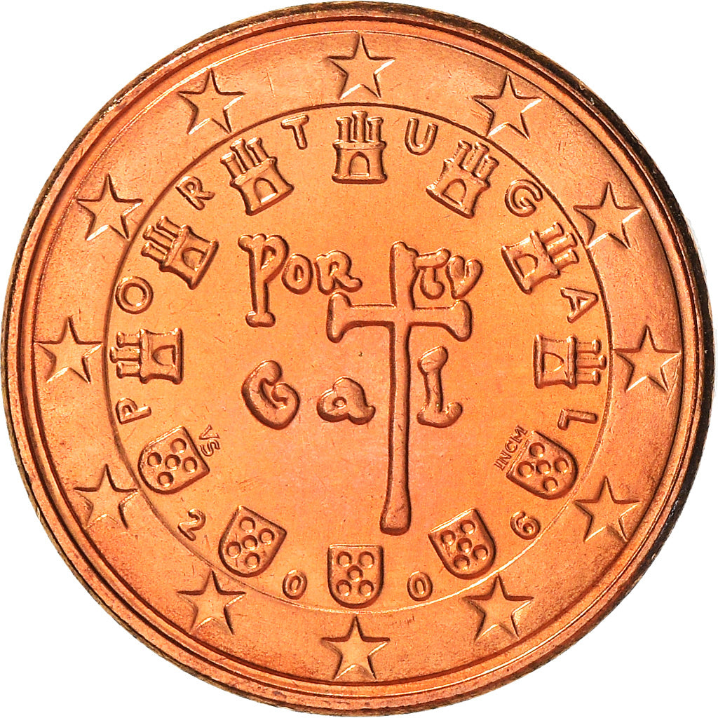 Portugal, 5 Euro Cent, 2006, Lisbon, VZ+, Copper Plated Steel, KM:742