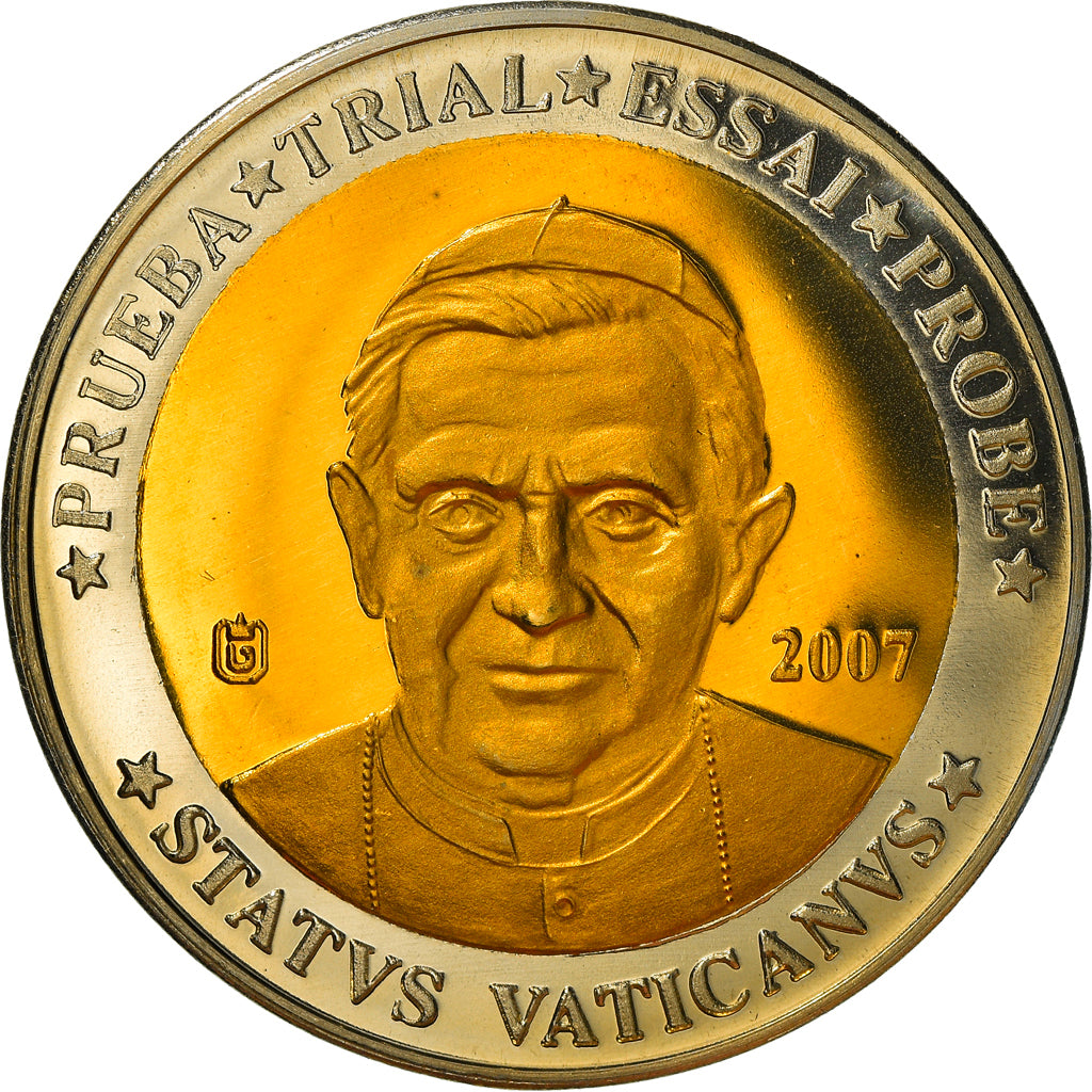 France, Médaille, 10 Euro Essai du Vatican, 2006, SPL+, Bi-Metallic
