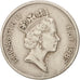Monnaie, Fiji, Elizabeth II, 20 Cents, 1987, TTB, Copper-nickel, KM:53