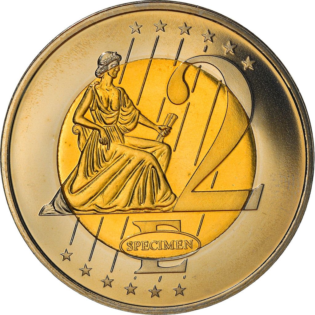 Slowenien, Medaille, Essai 2 euros, 2007, unofficial private coin, STGL