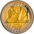 Mónaco, medalla, Essai 2 euros, 2005, unofficial private coin, SC, Bimetálico