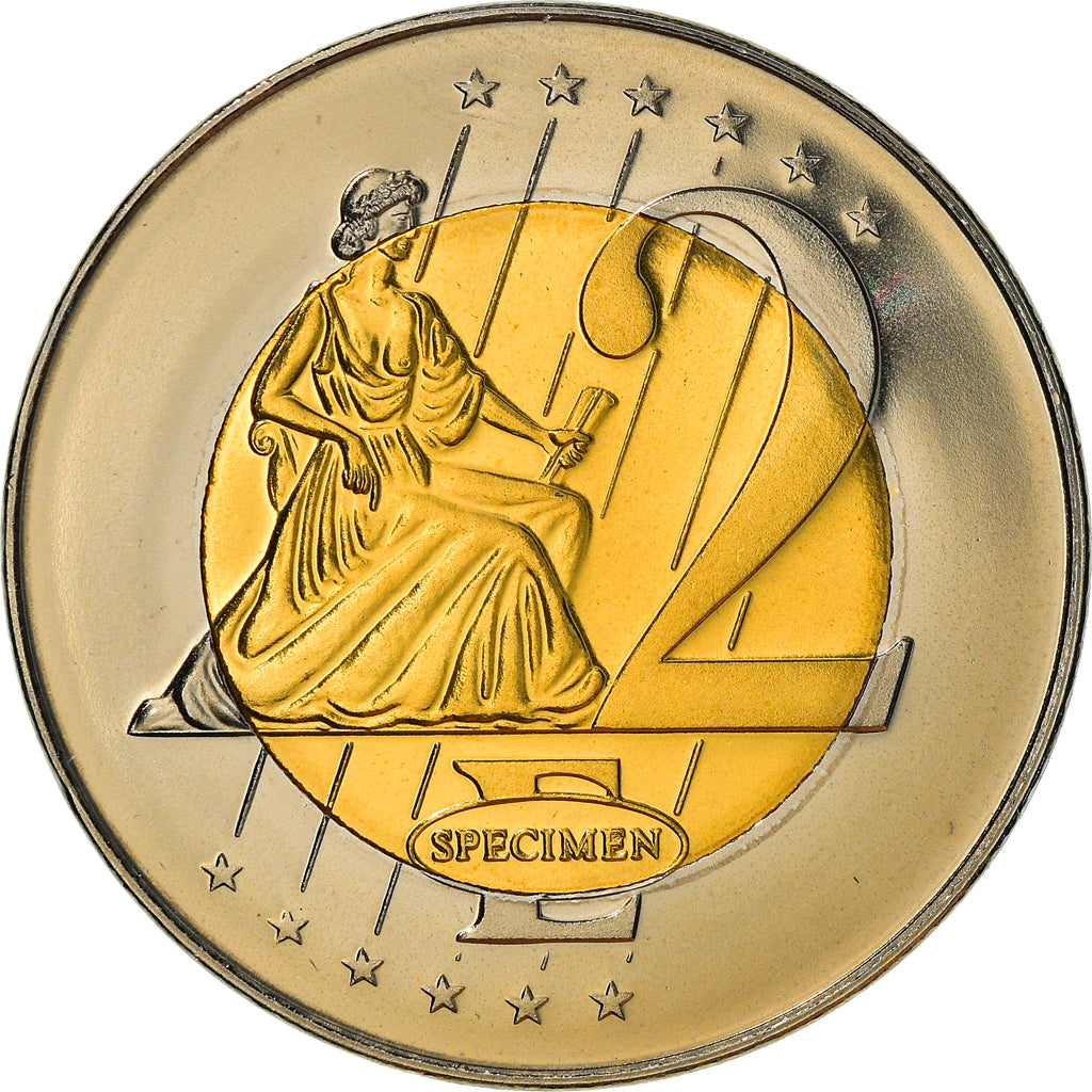 Monaco, Médaille, Essai 2 euros, 2005, unofficial private coin, SPL+