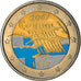 Finlandia, 2 Euro, Indépendance, 2007, Vantaa, Colourized, SPL, Bi-metallico