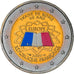 Frankreich, 2 Euro, Traité de Rome 50 ans, 2007, Paris, Colourized, UNZ