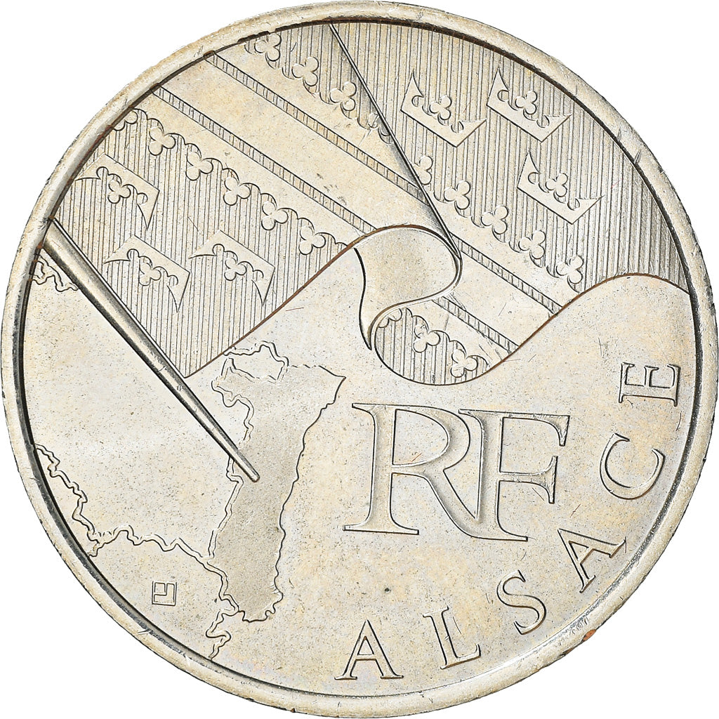 Frankrijk, 10 Euro, Alsace, 2010, Paris, PR, Zilver, KM:1652